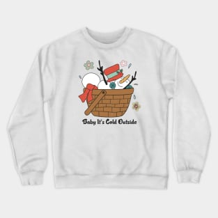 Baby Snowman It's Cold Outside Crewneck Sweatshirt